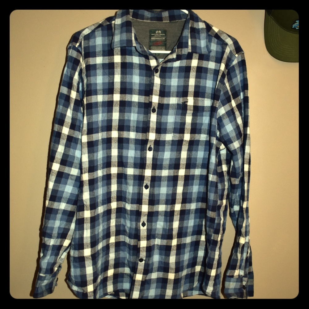 Racing Green Great Britain Flannel Size Large